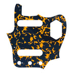 10-Hole SS Jaguar Pickguard for MIJ Fender - 20+ Colors 4-Ply Leopard Print - Ploutone