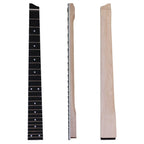 24 Fret Headless Guitar Neck - Maple with Artificial Rosewood Fretboard - Ploutone
