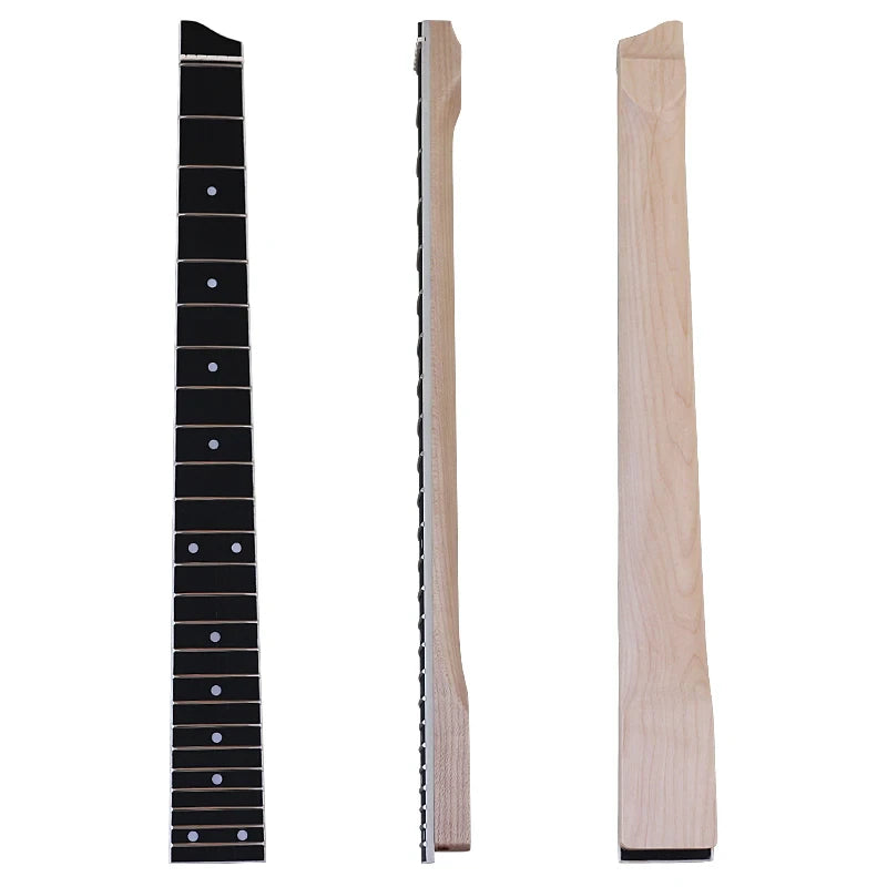 24 Fret Headless Guitar Neck - Maple with Artificial Rosewood Fretboard - Ploutone