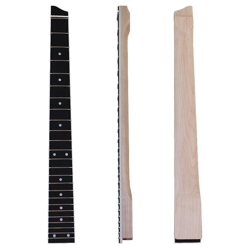24 Fret Headless Guitar Neck - Maple with Artificial Rosewood Fretboard - Ploutone