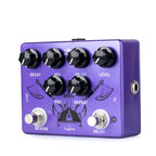 Caline CP-80 Ragnarok Digital Reverb and Analog Delay Guitar Effect Pedal - Ploutone