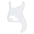 Precision Bass Pickguard - 13-Hole Fits Fender 4-String USA/MIM P-Bass - 3-Ply White - Ploutone