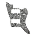 Jazzmaster HH Pickguard - Pickup and Screw Holes Only (No Controls) - White Pearl Shell - Ploutone