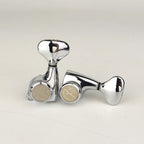 Guyker Guitar Machine Heads 3+3 Locking Tuners - Chrome - Ploutone