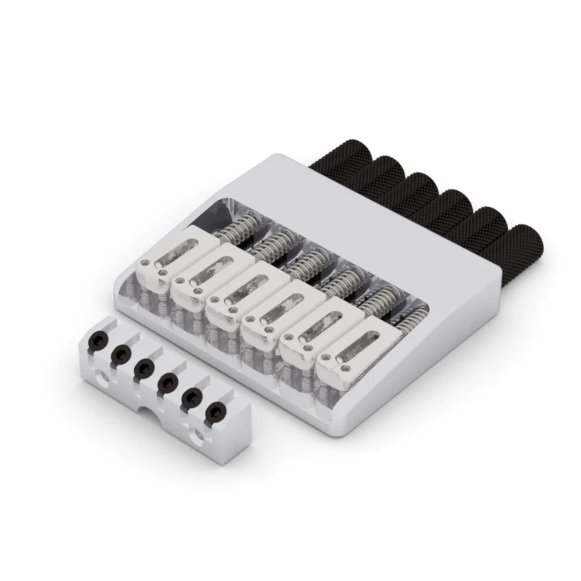 Hipshot 6-String Headless Fixed Bridge Chrome Lowpro - Ploutone