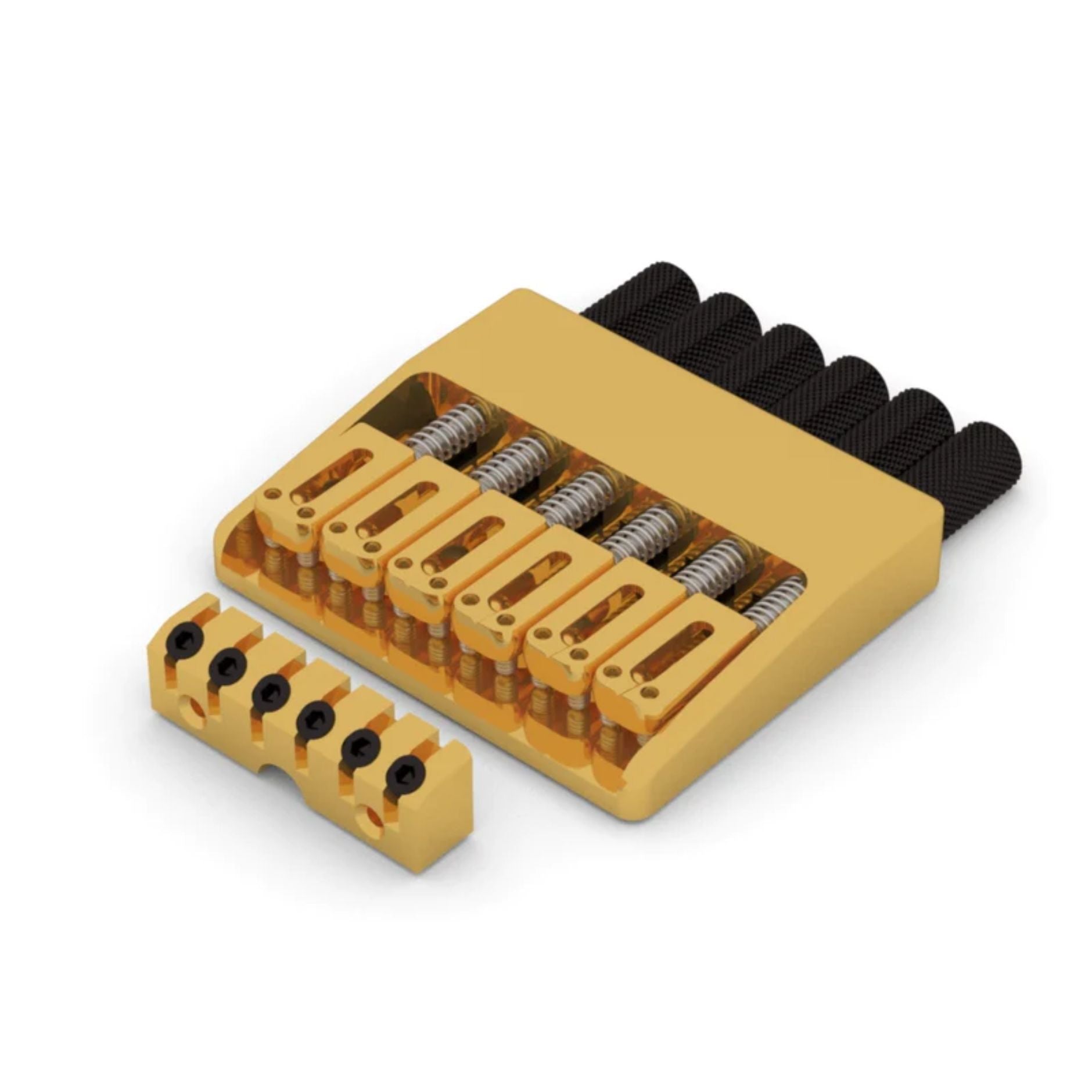 Hipshot 6-String Headless Fixed Bridge Gold Lowpro - Ploutone