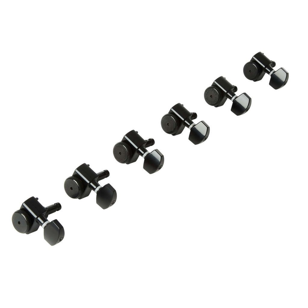 Hipshot Locking Machine Heads Upgrade for Fender® Directrofit™ - Black - Ploutone