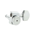 Hipshot Staggered Locking Machine Heads Upgrade for Fender® Directrofit™ - Chrome - Ploutone