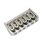 Hipshot 6-String Fixed Guitar Bridge Chrome - Ploutone