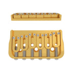 Hipshot 6-String Fixed Guitar Bridge Gold - Ploutone