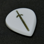 Opus Jari VALKORE™ - Zelda Master Sword Handmade Guitar Pick - Ploutone
