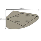 Ibanez JEM & RG Guitar Backplate Control Cover & Tremolo Cover Set - Multiple Colors - Ploutone