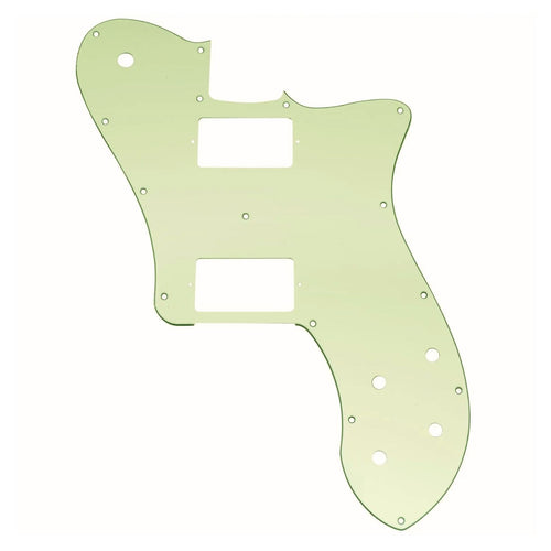 72' Deluxe Telecaster Pickguard (PAF Humbuckers) - 3-Ply Mint Green - Ploutone
