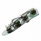 Jazz Bass Wiring Harness and Loaded Control Plate - Chrome - Ploutone