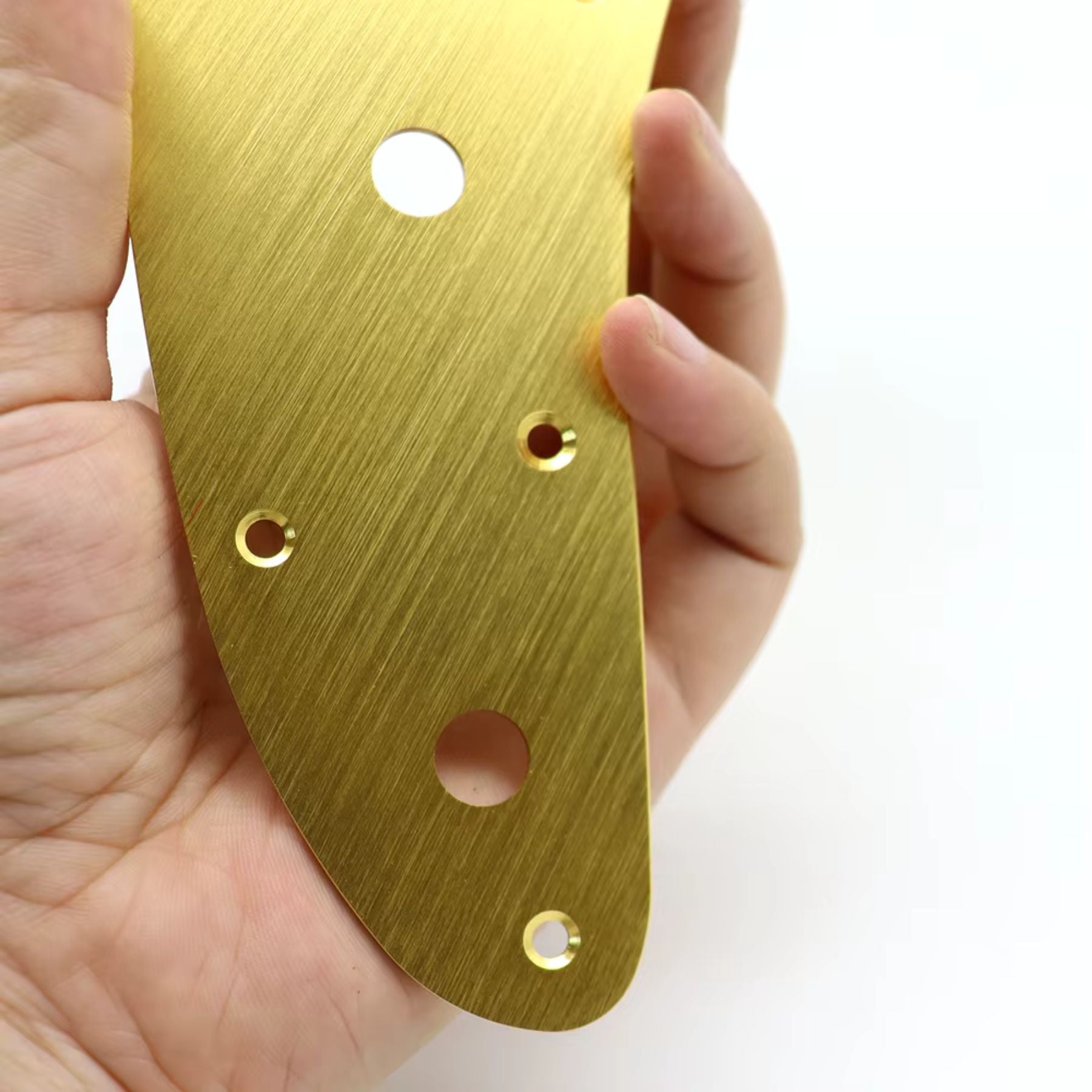 Metal Jazzmaster Pickguard 13-Hole - Gold Aluminum - Ploutone