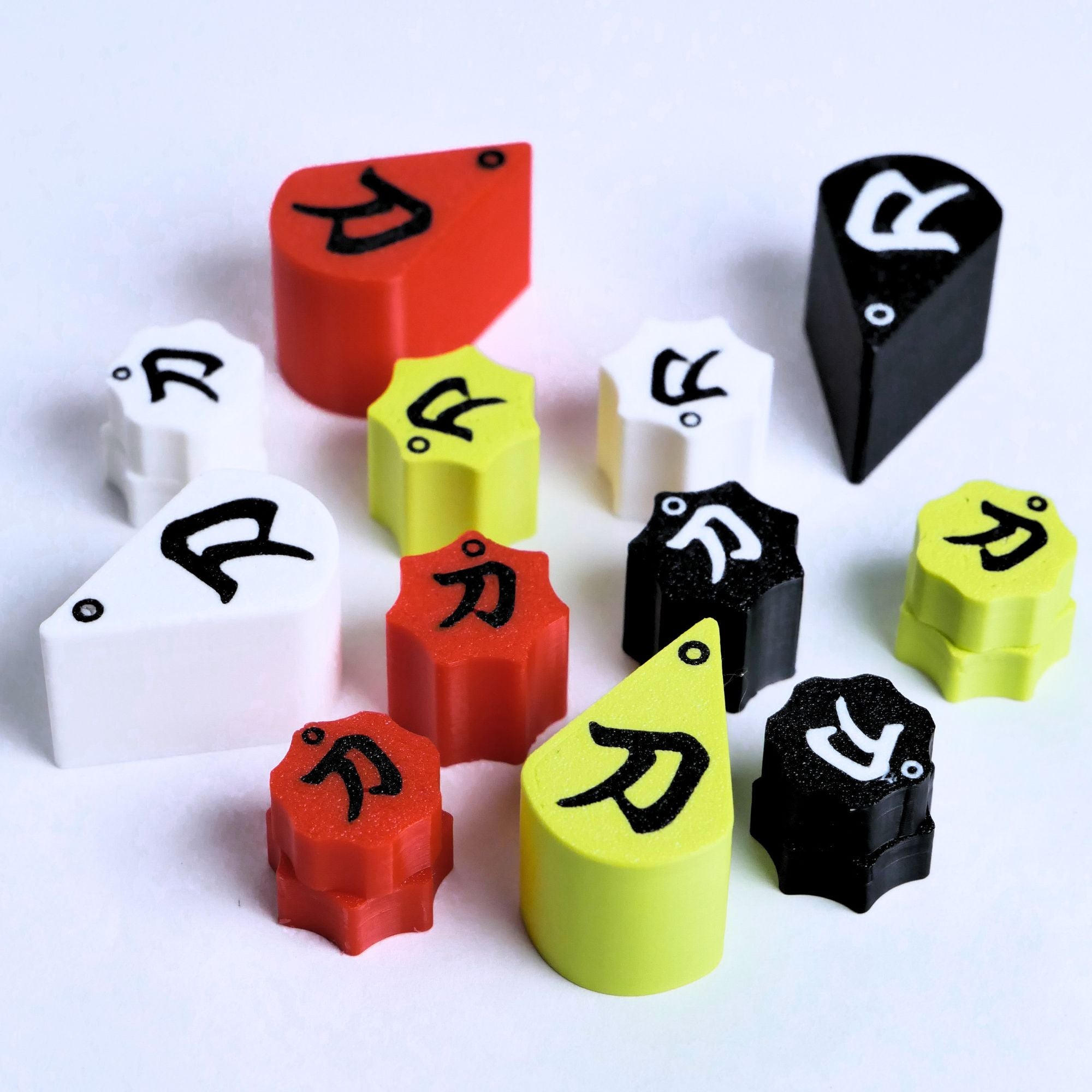 Custom Boss Katana Knobs – Black Fluted (Full Sets for 50, 100, Artist) - Ploutone