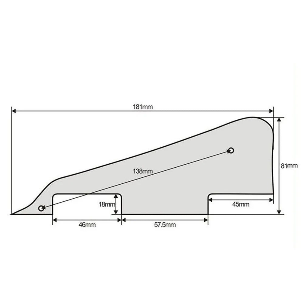 Pickguard for Gibson® & Epiphone Les Paul® - 3-Ply White - Ploutone
