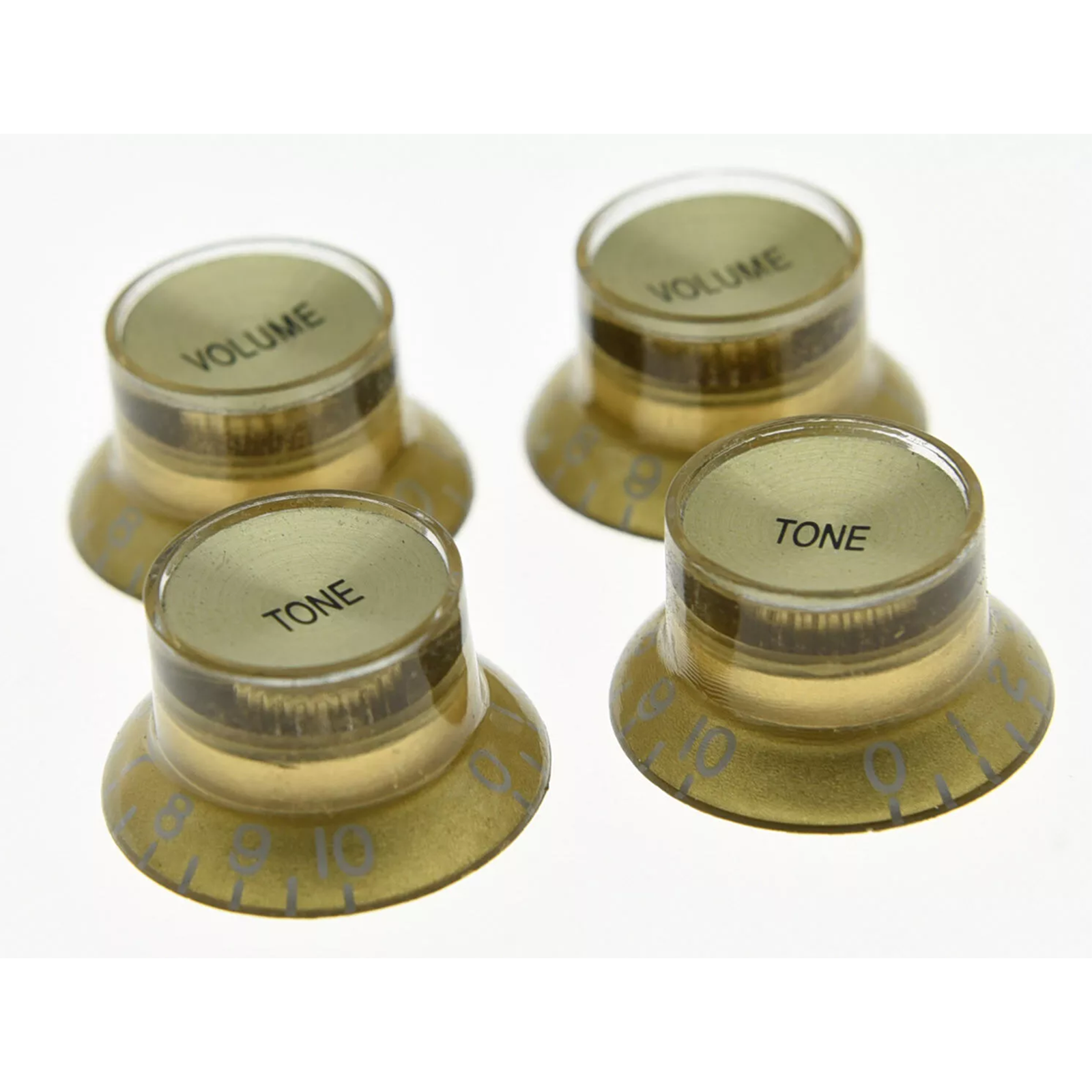 Les Paul, Epiphone, SG Gold Reflector Top Hat Knobs (Set of 4) - Ploutone