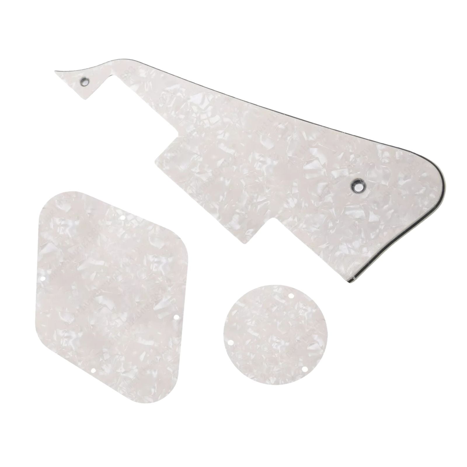 Les Paul Pickguard and Control Covers - Light Yellow Pearl - Ploutone