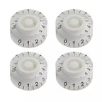 Les Paul & SG Speed Knobs (6mm Shaft) - White (Set of 4) - Ploutone
