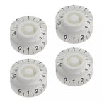 Les Paul & SG Speed Knobs (6mm Shaft) - White (Set of 4) - Ploutone