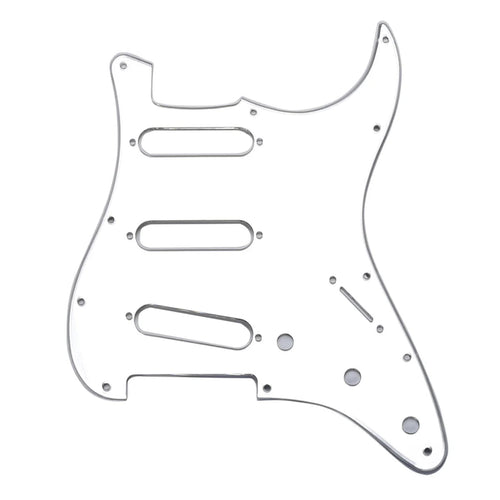 11-Hole Strat Pickguard SSS - Mirror Acrylic - Ploutone