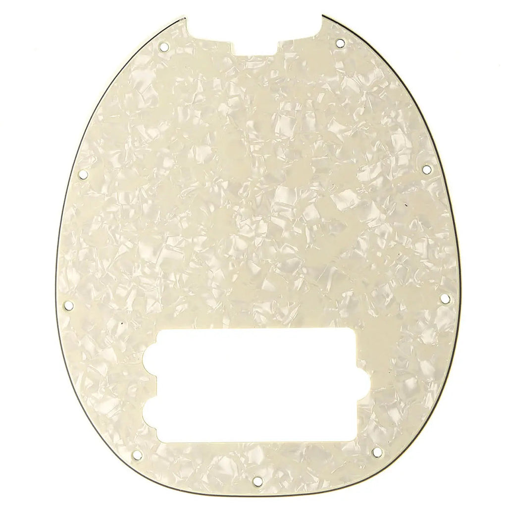 Music Man Stingray 4-String Bass Pickguard - 3-Ply Cream Pearl - Ploutone