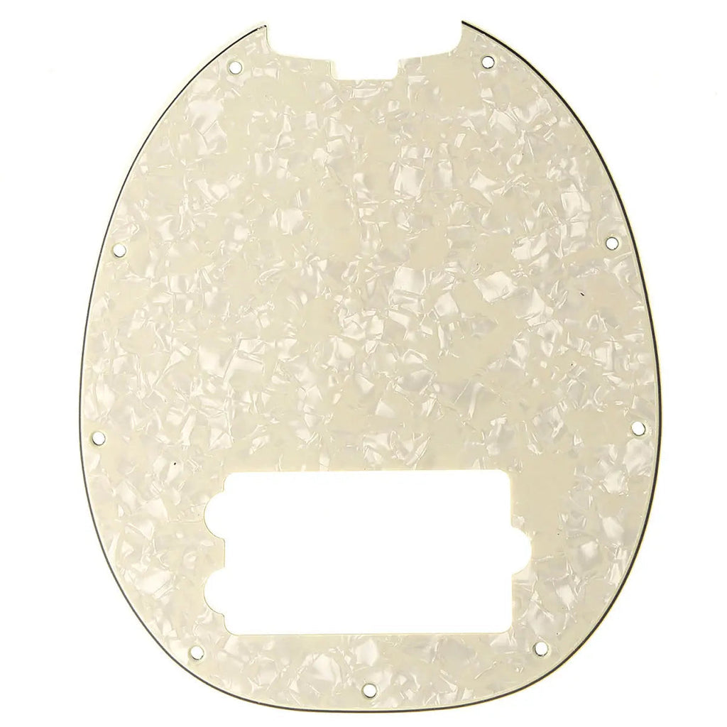 Music Man Stingray 4-String Bass Pickguard - 30+ Colors 4-Ply Cream Pearl - Ploutone