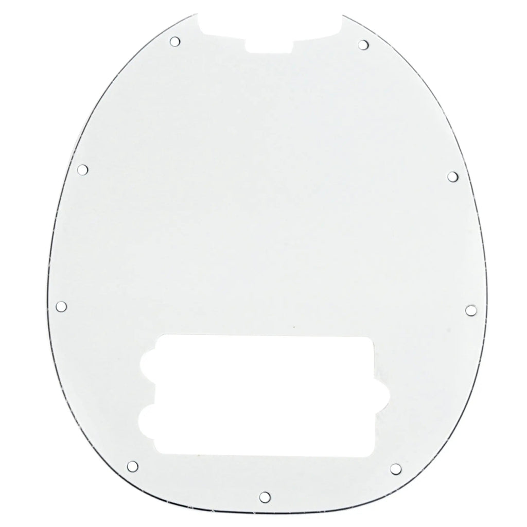 Music Man Stingray 4-String Bass Pickguard - 30+ Colors 3-Ply White - Ploutone
