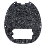 Music Man Stingray 4-String Bass Pickguard - 3-Ply Black Pearl - Ploutone