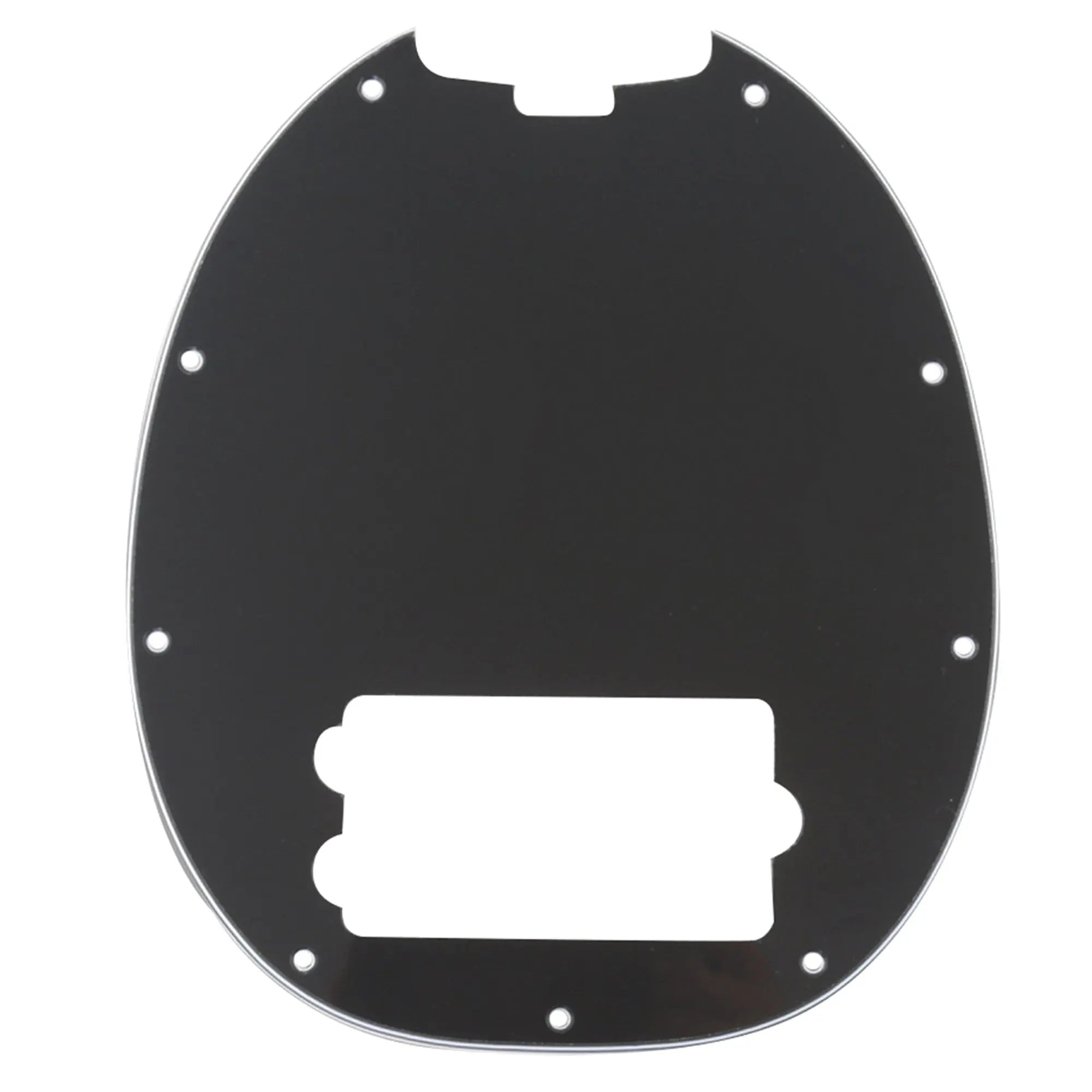 Music Man Stingray 4-String Bass Pickguard - 3-Ply Black - Ploutone