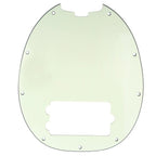 Music Man Stingray 4-String Bass Pickguard - 3-Ply Aged White - Ploutone