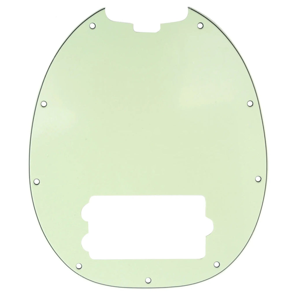 Music Man Stingray 4-String Bass Pickguard - 30+ Colors 3-Ply Mint Green - Ploutone