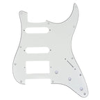 11-Hole HSS Strat Pickguard - Multiple Colors 3-Ply Parchment - Ploutone