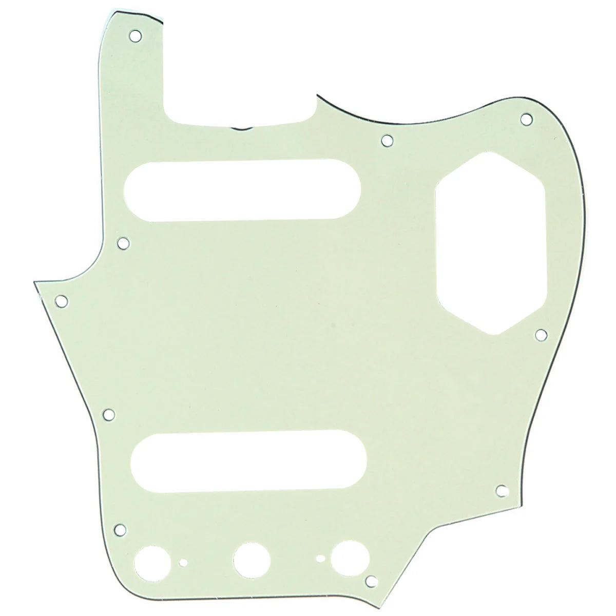 10-Hole SS Jaguar Pickguard for MIJ Fender - 20+ Colors - Ploutone