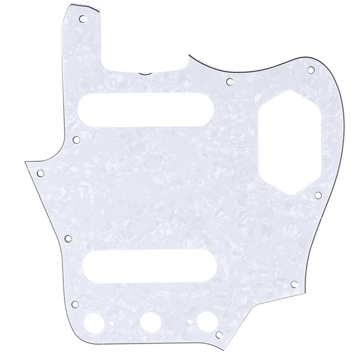 10-Hole SS Jaguar Pickguard for MIJ Fender - 20+ Colors - Ploutone