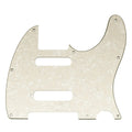 Nashville Telecaster Pickguard 8-Hole SSS - 4-Ply Parchment Pearl - Ploutone