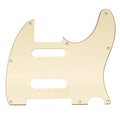 Nashville Telecaster Pickguard 8-Hole SSS - 3-Ply Cream - Ploutone