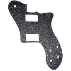 72' Deluxe Telecaster Pickguard (PAF Humbuckers) - 4-Ply Black Pearl - Ploutone