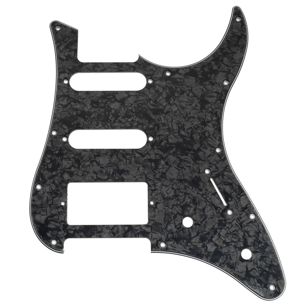 Yamaha Pacifica 012, EG112, 112J Pickguard - 4-Ply Black Pearl guitar pickguards from Ploutone