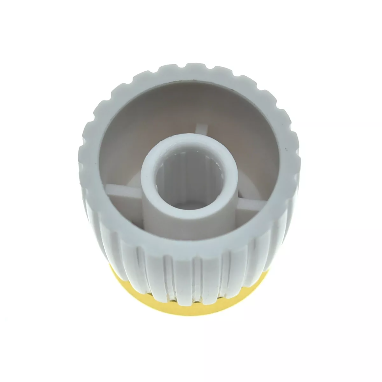 Marshall Amp Knobs - White with Gold Cap, Push-On (Set of 10) - Ploutone