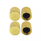 Metal Flat Top Guitar Knobs - Gold (Set of 4) - Ploutone