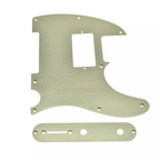 Metal Humbucker Telecaster Pickguard & Control Plate - Gold Aluminum - Ploutone