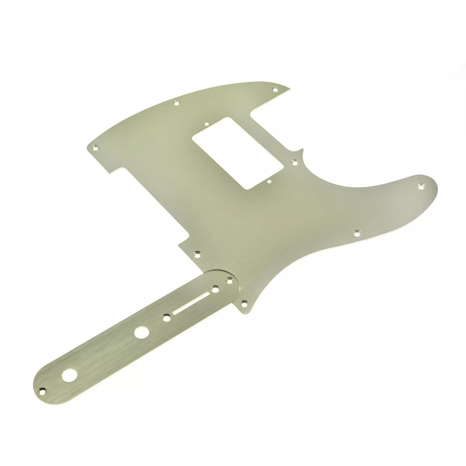 Metal Humbucker Telecaster Pickguard & Control Plate - Gold Aluminum - Ploutone