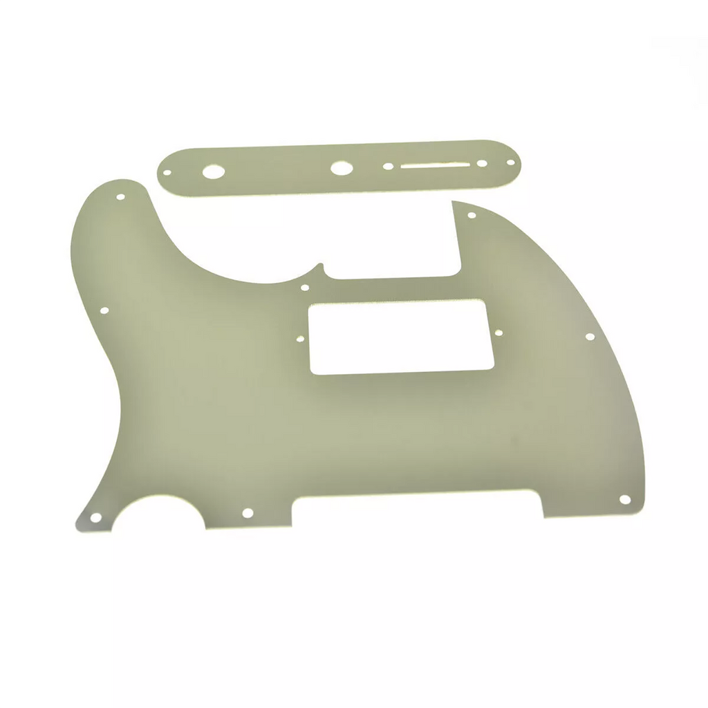 Metal Humbucker Telecaster Pickguard & Control Plate - Gold Aluminum - Ploutone