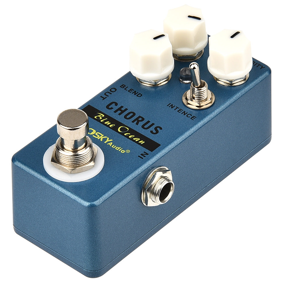 blue ocean delay pedal MOSKYaudio Blue Ocean Chorus Guitar Effect Pedal Chorus/True Bypass Rate + Blend + Intensity + Intence