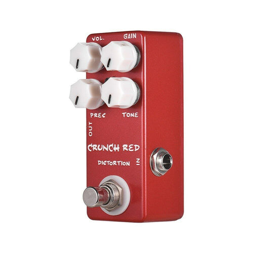 MOSKY CRUNCH RED Distortion Guitar Effect Pedal Full Metal True H3L7