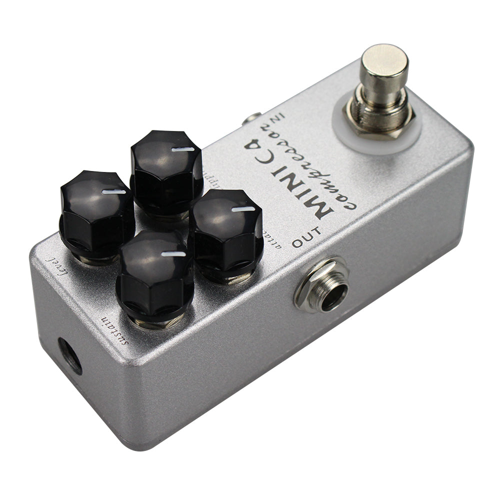 c4 pedal Mosky Mini C4 Compressor Guitar Effect Pedal With True Bypass Guitar Effect For Electric Guitar New Arrivals