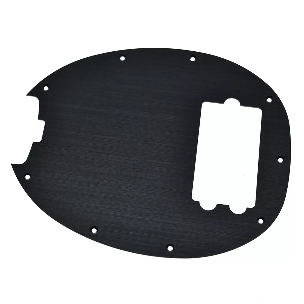 Music Man Stingray 4-String Bass Pickguard - 30+ Colors Black Aluminum - Ploutone