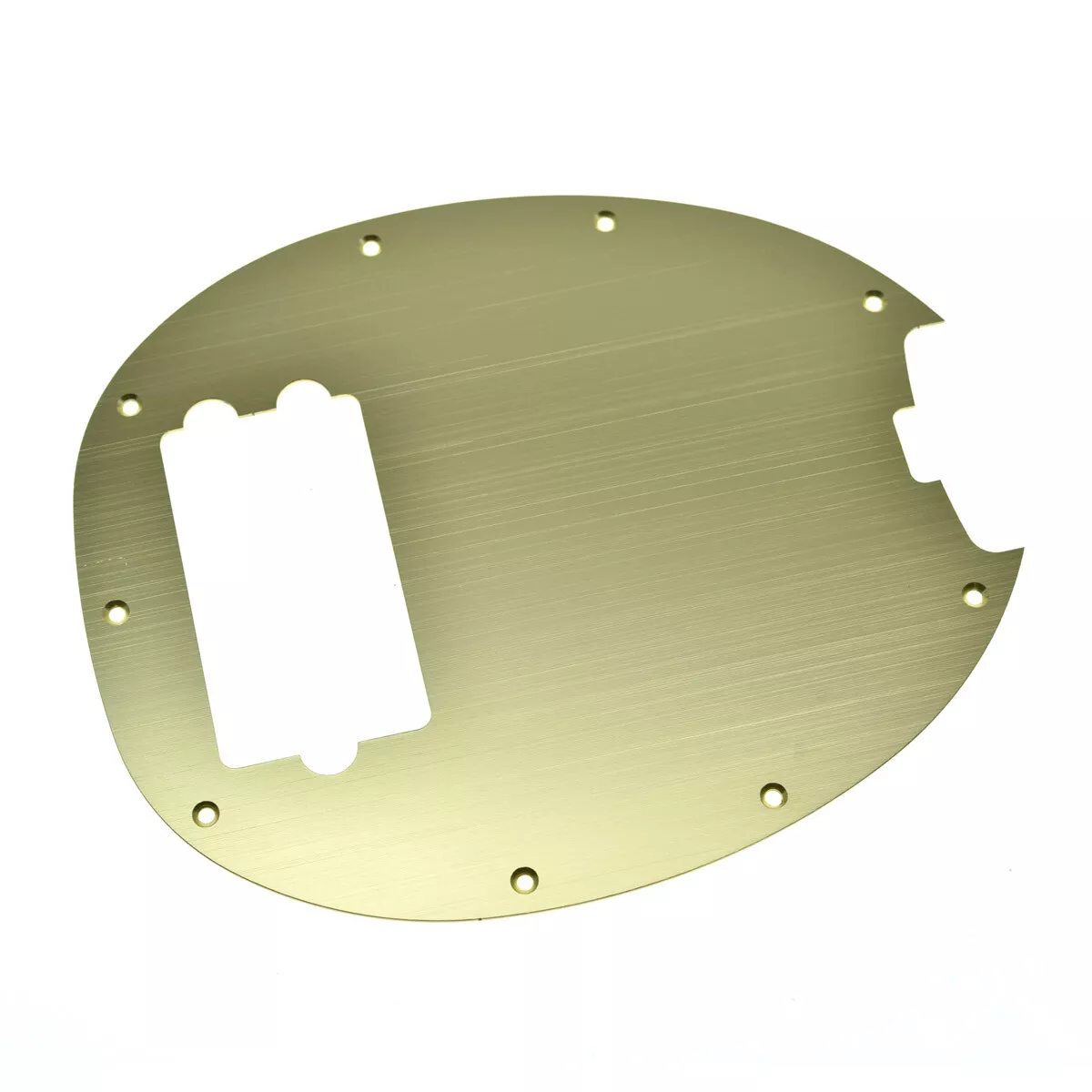 Music Man Stingray 4-String Bass Metal Pickguard - Gold Aluminum - Ploutone